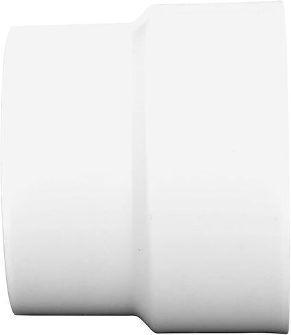 محول NDS 3P15 PVC، 3 بوصة، لوصلات DWV/SCH40 Hub X S&D Hub Solvent-Weld، للاستخدام مع DWV/SCH40 3 بوصة وأنابيب الصرف الصحي والصرف الصحي، أبيض in Kuwait