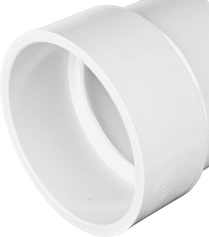 محول NDS 3P15 PVC، 3 بوصة، لوصلات DWV/SCH40 Hub X S&D Hub Solvent-Weld، للاستخدام مع DWV/SCH40 3 بوصة وأنابيب الصرف الصحي والصرف الصحي، أبيض in Kuwait