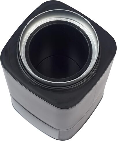 سديم تعزيز مزيل الكربوكسيل النباتي | مصفاة الزيوت والزبدة العشبية | تنشيط عشبي، تشغيل بسيط، يتضمن حاوية خالية من الفوضى وتصميم غطاء محدث | مثالية للحلويات المملوءة | تعزيز الأسود in Kuwait