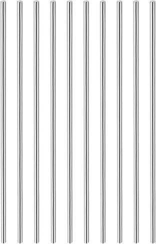 304 Stainless Steel Solid Round Rod, [for Drift Punches Various Shaft DIY Craft Model Plane Model Ship Model Cars] - 5mmx25mm / Silver Tone / 20 Pcs in Saudi Arabia