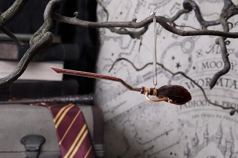 Nemesis Now Harry Potter Firebolt Hanging Ornament 15.5cm, Brown in Saudi Arabia