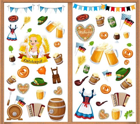 ملصقات نافذة مهرجان أكتوبر، ملصقات نافذة ديكور مهرجان أكتوبر، شارات نافذة، زينة حفلات مهرجان أكتوبر ومستلزمات النوافذ الزجاجية in Kuwait