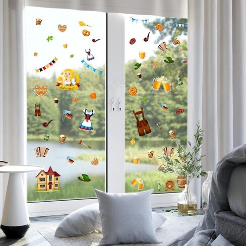 ملصقات نافذة مهرجان أكتوبر، ملصقات نافذة ديكور مهرجان أكتوبر، شارات نافذة، زينة حفلات مهرجان أكتوبر ومستلزمات النوافذ الزجاجية in Kuwait