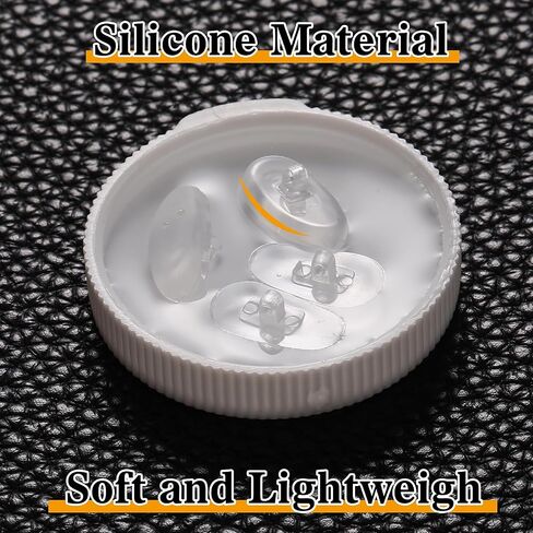 16 Pairs Eyeglasses Nose Pads Silicone Screw in Glasses Nose Pads Glasses Nose Grips Non Slip Push in Nose Pads for Glasses Replacement Repair Kit with Screwdriver Tweezers Cleaning Cloth Screws Case in Saudi Arabia
