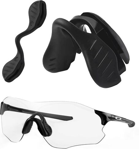Regular Size Nose Piece Replacement Nose Piece Nose Pads for Oakley EVZero EV Zero OO9308 OO9327 OO9454 OO9383 OO9410 OO9453 Sunglasses Frame, Black in Saudi Arabia