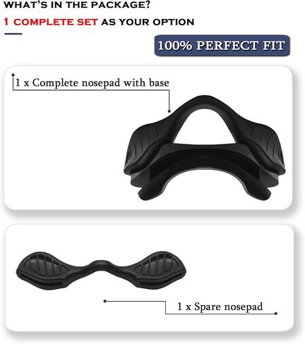 Regular Size Nose Piece Replacement Nose Piece Nose Pads for Oakley EVZero EV Zero OO9308 OO9327 OO9454 OO9383 OO9410 OO9453 Sunglasses Frame, Black in Saudi Arabia