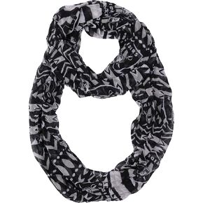 FOCO Ladies Infinity Scarf - NFL Women's Lightweight Sheer Scarf