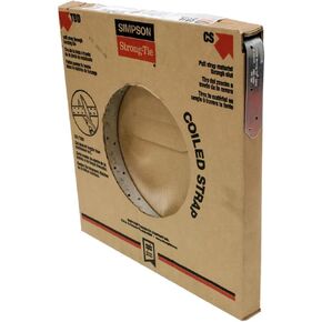Simpson Strong-Tie CS20-R - 25 ft. 20-Gauge Galvanized Coiled Strap