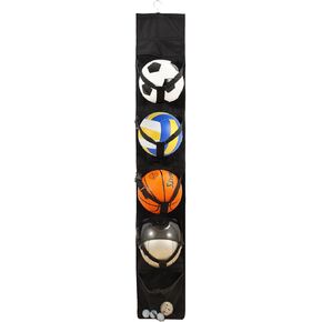 TUYUU Hanging Organizer,Over The Door Hanging Sports Equipment and Ball Storage.Sports Equipment Organizer for Soccer, Basketball,Football,Volleyball Ski & Bike Helmet Shoes.Sports Accessories.