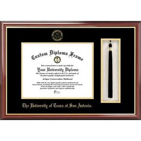 Campus Images TX948PMHGT University of Texas, San Antonio Tassel Box and Diploma Frame, 11" x 14"