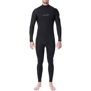 Rip Curl - Men's - Dawn Patrol Chest Zip 4/3mm Wetsuit Steamer - Black - Size S-XXL