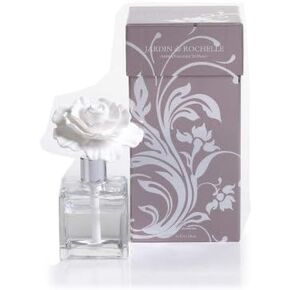 Zodax Jardin De Rochelle Porcelain Diffuser Square Glass Bottle Dahlia