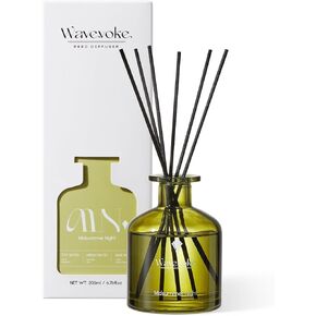 Wavevoke-8 Rattan Scented Reed Diffuser Sticks 6.7 oz - Natural Oil Home Fragrance for a Midsummer Night's Ambiance