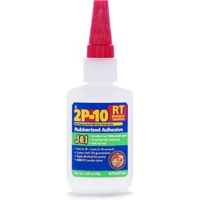 FastCap 2P-10 JEL (RT-Rubber-toughened) Industrial Strength Heavy-Duty Super Glue-(CA Adhesive) -2.25oz/64g. Great for use on Vertical Surfaces. Shock Resistant. Activator Sold Separately (2-Bottle) in Kuwait