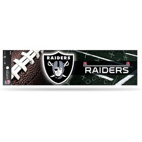 Rico Industries NFL Las Vegas Raiders Bumper Sticke Black 3 x 12-