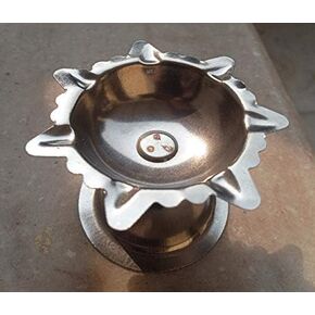 Stainless Steel 7 Wicks Diyas Used for Any Hindu Festival Diwali Ganesh Festival Lightening of Home Any Auspicious inaugration for Office Home