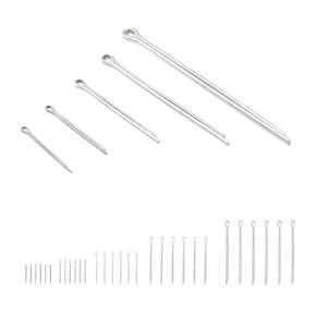30PCS Cotter Pin Kits Pin Clip Fastener 304 Stainless Steel Cotter Pins for Agricultural and Horticultural Equipment Hook Pin Locking Systems