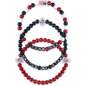 FOCO Team USA 3 Pack Beaded Friendship Bracelet
