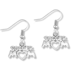 Soccer Earrings, Soccer Jewelry, Gift for Mom and Her