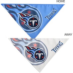 مجموعة Littlearth للجنسين من NFL Tennessee Titans Home and Away Pet Bandana، لون الفريق، متوسط