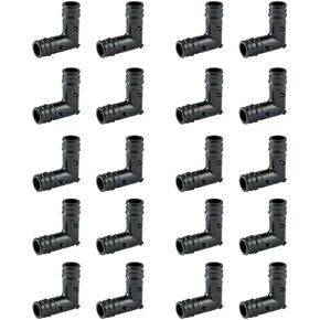 25-Pack EFIELD Poly PPSU Pex-A Expansion Fitting 1/2" X 1/2" 90 Degree Elbow ONLY For Pex-A Pipe Connection, ASTM F1960