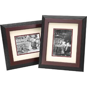 Old Town 2pk 8x10 Designer Frames, Black Studio
