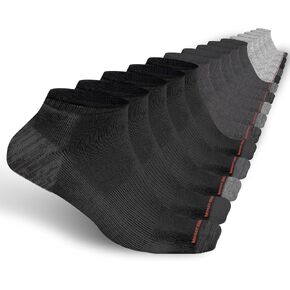 Mossy Oak Men's Cushioned No-Show Socks: Comfortable Low-Cut Style, Invisible Liner Design | Ideal for Sports & Everyday Wear