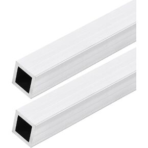 DMiotech 2Pack (19mm x 19mm x 1.6mm) 6061 Aluminum Square Tube 610mm Length Industry Metal Tubing for Machinery Frame Construction DIY Projects in Kuwait