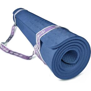 JELS Extra Thick Yoga Mat, 2/5 inch, Ergonomic 3D Non Slip Design, SGS Certified TPE Material, Yoga Mat for Men Women with Carrying Strap,Exercises Mat for Yoga, Pilates and Floor Workout(72"x26")