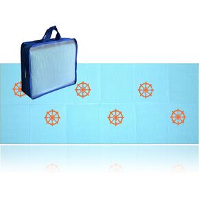 Khataland YoFoMat Kids, Ultra Thick Best Foldable Yoga Mat with Travel Bag, 60-Inch