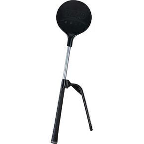 Izzo Golf Swing Paddle with Hing Trainer Golf Swing Training Aid - Golf Swing Training aid Designed to add Power and Swing Speed, Black/Silver