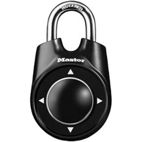 Master Lock Resettable Combo Lock Speed Dial Asst Colors Red Black White Blue