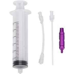 حقنة مانعة للتسرب للإطارات بدون أنابيب من DEWIN، أداة إزالة صمام الدراجة الأساسية مناسبة للستانز بدون أنابيب مانعة للتسرب وغيرها من المواد المانعة للتسرب، تتضمن قطعة واحدة من حاقن مانع التسرب، قطعتين من الأنابيب، قطعة واحدة أداة إزالة الصمام، 60 مل in Kuwait