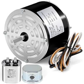 Hiorucet 5KCP39EGS070S Condenser Fan Motor 1/4 HP 1100RPM for AC GE Genteq Carrier Bryant Payne Dayton, GE3905, HC39GE237, 5KCP39EGY823S, HC39GE237A, HC39GE236, HC39GE234A, 6DLL0, 48Y Frame Motor.