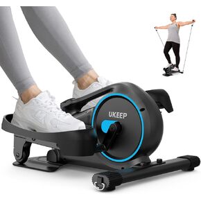 Under Desk Elliptical, Manual Elliptical Exercise Machine, Quite Foot Pedal Exerciser, Mini Elliptical Machines for Home Use, Compact Foot &Leg Pedal Exerciser, Exerciser for Seniors, Max Load 300LBS