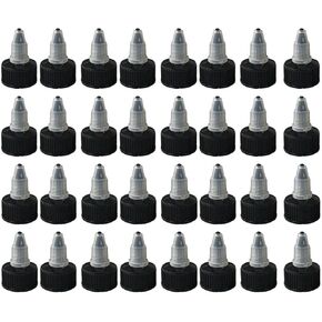 40 Pcs 24/410 Twist Bottle Cap Squeeze Bottle Caps Replacement Twist Caps for Squeeze Bottles Glue Bottles Dispensing Caps