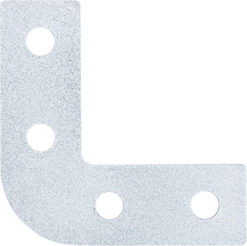 6 عبوات من 4 فتحات بزاوية 90 درجة، تركيب قناة تبختر 1-5/8 بوصة، موصل على شكل حرف L، لوحة مسطحة لنجار الزاوية، قبول مسمار 1/2 بوصة، فولاذ مجلفن كهربائيًا، سمك 5.7 مم in Kuwait