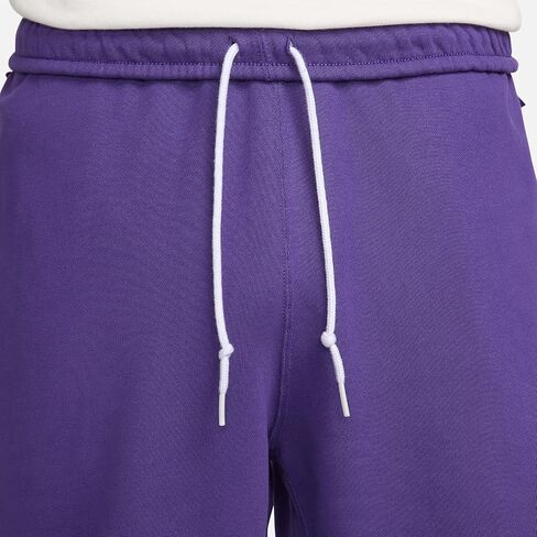 Nike Solo Swoosh Men's Fleece Pants (Field Purple/White, DX1364-504) in Saudi Arabia