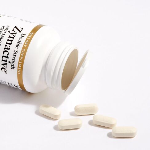 Natural Factors - Zymactive Proteolytic Enzyme Double Strength, Supports a Healthy Inflammatory Response to Help Muscle and Joint Function, Gluten Free, Non-GMO, 30 Enteric Coated Tablets in Kuwait