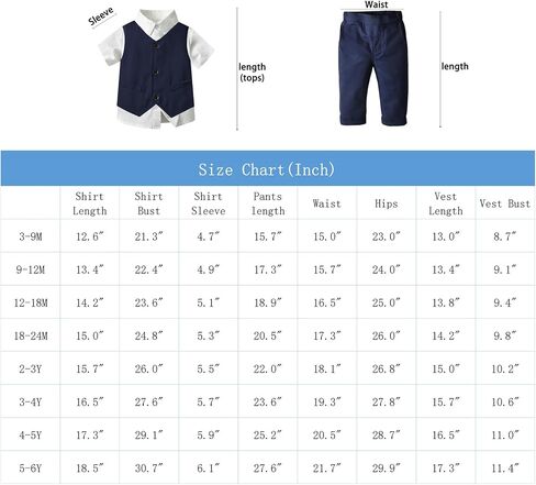 SANGTREE Toddler Baby Boy Dress Clothes Long Sleeve Bowtie Shirts Suspenders Pants Gentleman Outfit Suits Kid, Lavender, Tag 110 = 2-3Y in Saudi Arabia