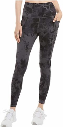 بنطال ضيق للغاية للسيدات من Danskin مزود بجيوب (رمادي مجعد، مقاس X-Large) in Kuwait