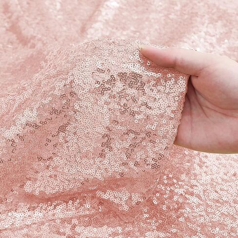10 Packs 12 x 72 inches Sequin Table Runner, Glitter Rose Gold Table Runner for Birthday Party Supplies Wedding Holiday Celebration Event Decorations in Saudi Arabia
