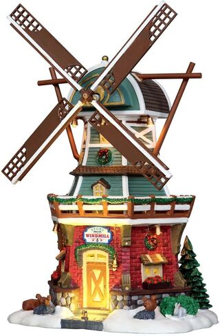 Lemax Stony Brook Windmill, with 4.5V Adaptor #25384 in Saudi Arabia