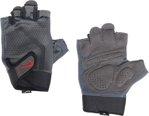 Nike Men's Extreme Lightweight Fitness Gloves NLGC4937 (Medium, Anthracite/Black/Crimson Red) in Saudi Arabia