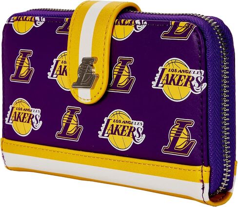 Loungefly NBA: Los Angeles Lakers Logo Snap Wallet in Saudi Arabia