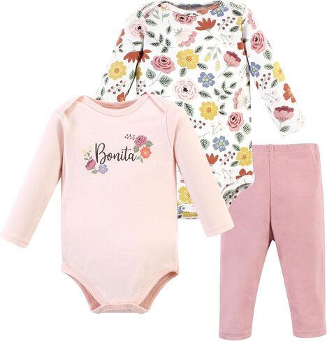 Hudson Baby Unisex Baby Cotton Bodysuit and Pant Set, Snuggle Bear Short Sleeve, Preemie in Kuwait