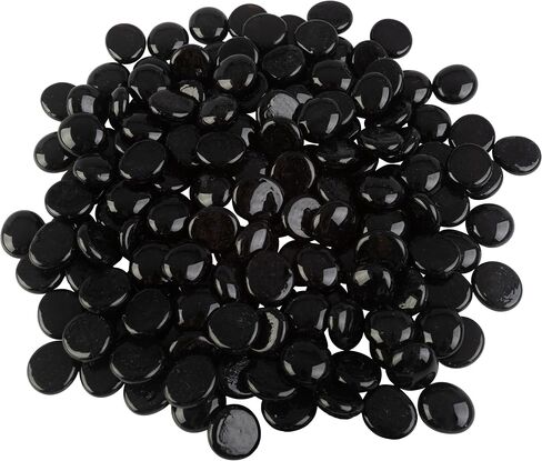 Vase Filler - 10lbs Glass Beads Bulk - 3/4-Inch Flat Glass Marbles for Vases, Fish Tank Rocks, Crafts, or Wedding Decor by Lavish Home (Aqua Blue) in Saudi Arabia