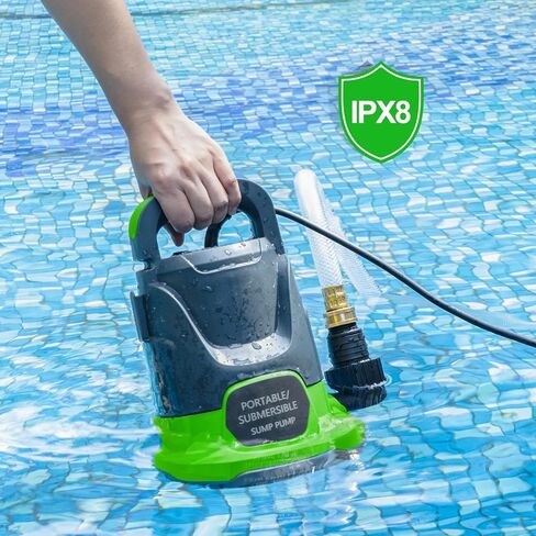 Sump Pump Submersible Water Pump 1/9HP Portable Electric Water Pump Utility Pump for Pool Draining Flood Basements Hot Tub Pond in Saudi Arabia