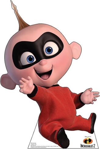 Cardboard People Jack Jack Life Size Cardboard Cutout Standup - Disney's Incredibles 2 in Saudi Arabia