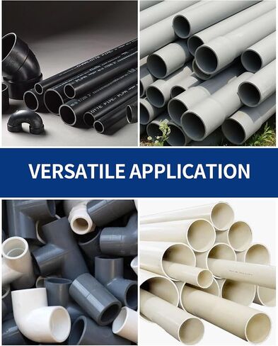 طقم مخرطة أنابيب PVC من DAYDOOR، مخرطة تركيب الأنابيب البلاستيكية تحتوي على 1/2 بوصة، 3/4 بوصة، 1 بوصة، 1 1/4 بوصة، 1 1/2 بوصة، 2 بوصة، 3 بوصة، 4 ''، يتناسب مع المثقاب القياسي مقاس 1/2 بوصة، للاستخدام مع تركيبات Sch. 40 PVC أو CPVC أو ABS - 8 قطع in Saudi Arabia